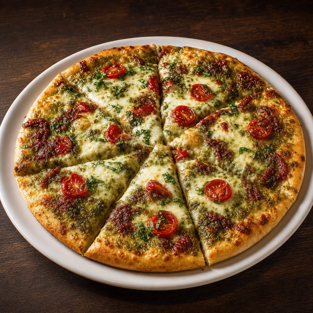 Pesto Pizza.