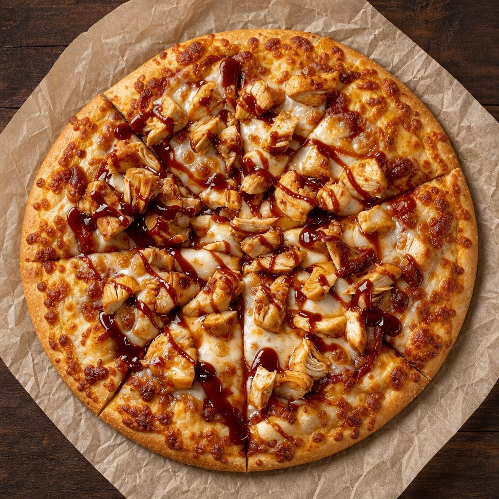 BBQ Chicken pizza.
