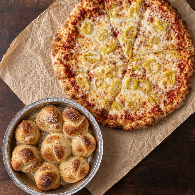 Pizza & Knots.