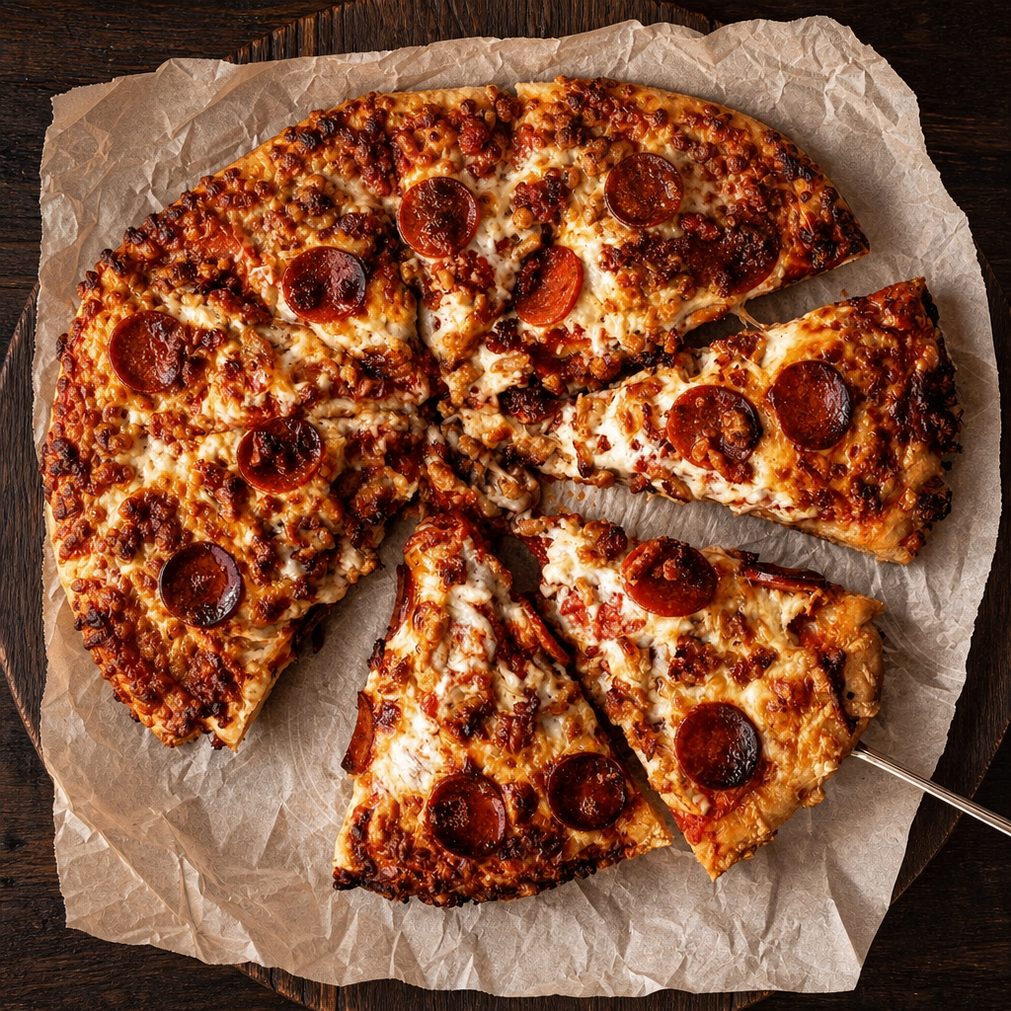 5-Meat pizza.
