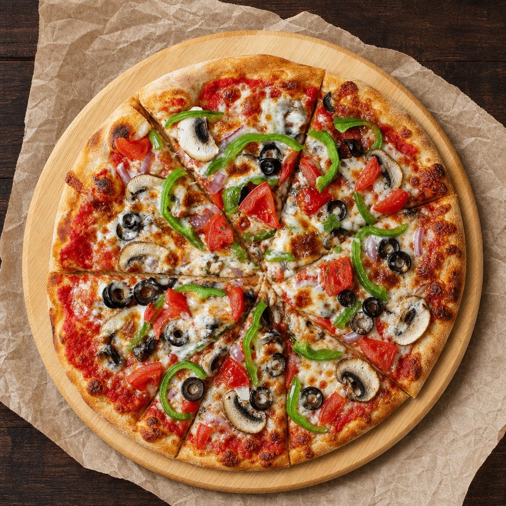 Super Veggie Pizza.