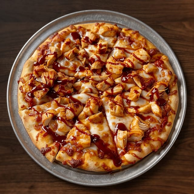 BBQ Chicken pizza.