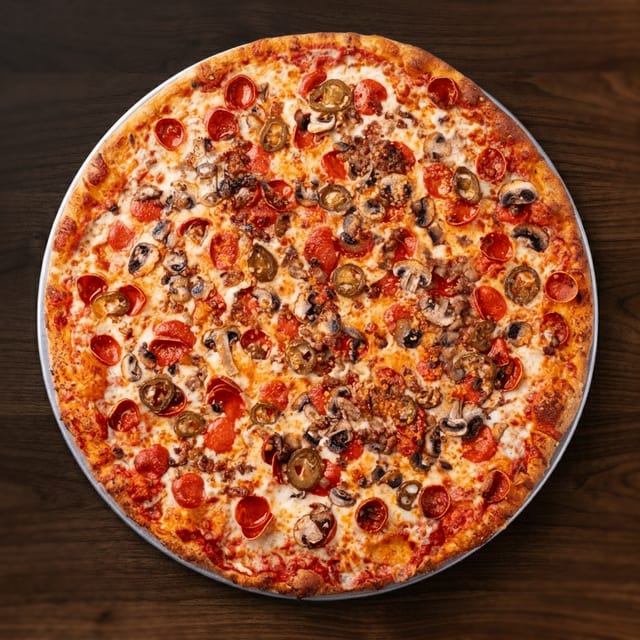 12" Gluten Free Combo Pizza.
