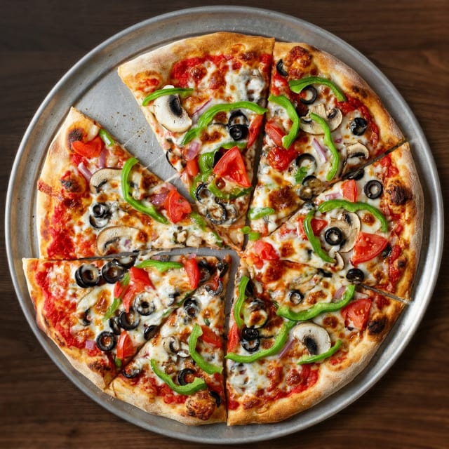 Super Veggie Pizza.